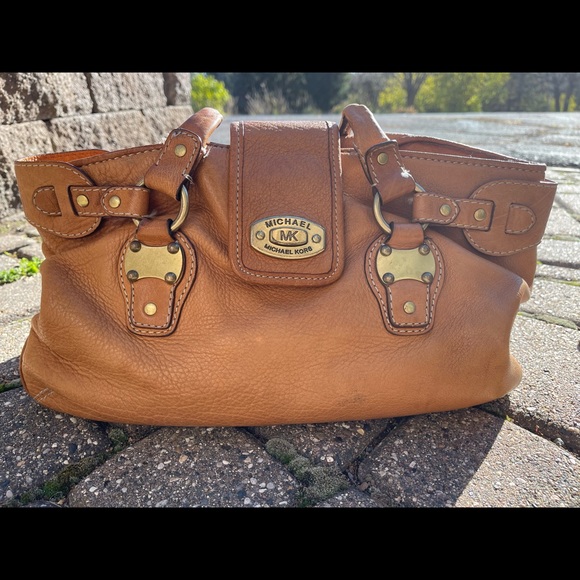 Michael Kors Leather Tote Handbag - Picture 2 of 3